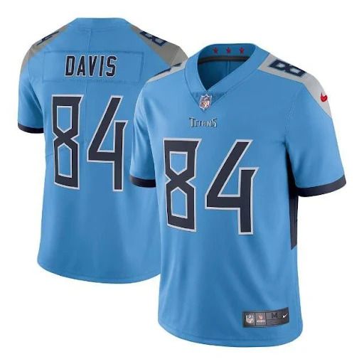 Men Tennessee Titans #84 Corey Davis Nike Light Blue Vapor Limited NFL Jersey->tennessee titans->NFL Jersey